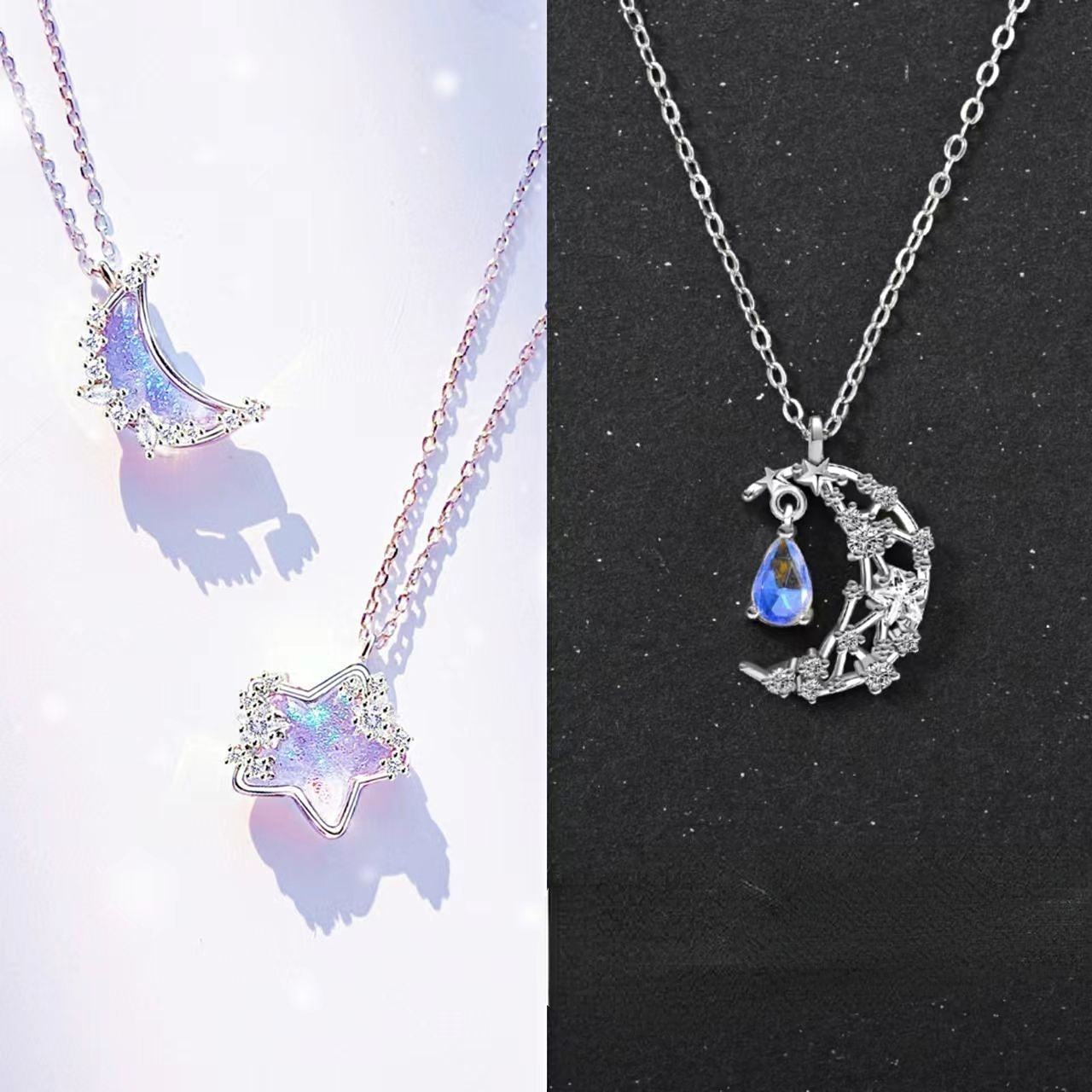 Pastal Magic Heart Necklace