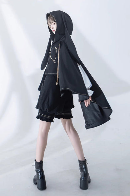 Ivory Anxious Rabbit Long-Sleeve Ouji Gothic Lolita Blouse