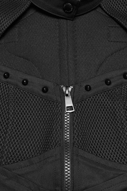 No-Sleeve Studded Mechanical Punk Tank