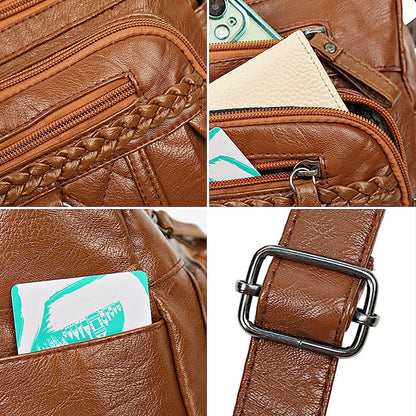 PU Women's Shoulder Leather Bag Crossbody Hobo