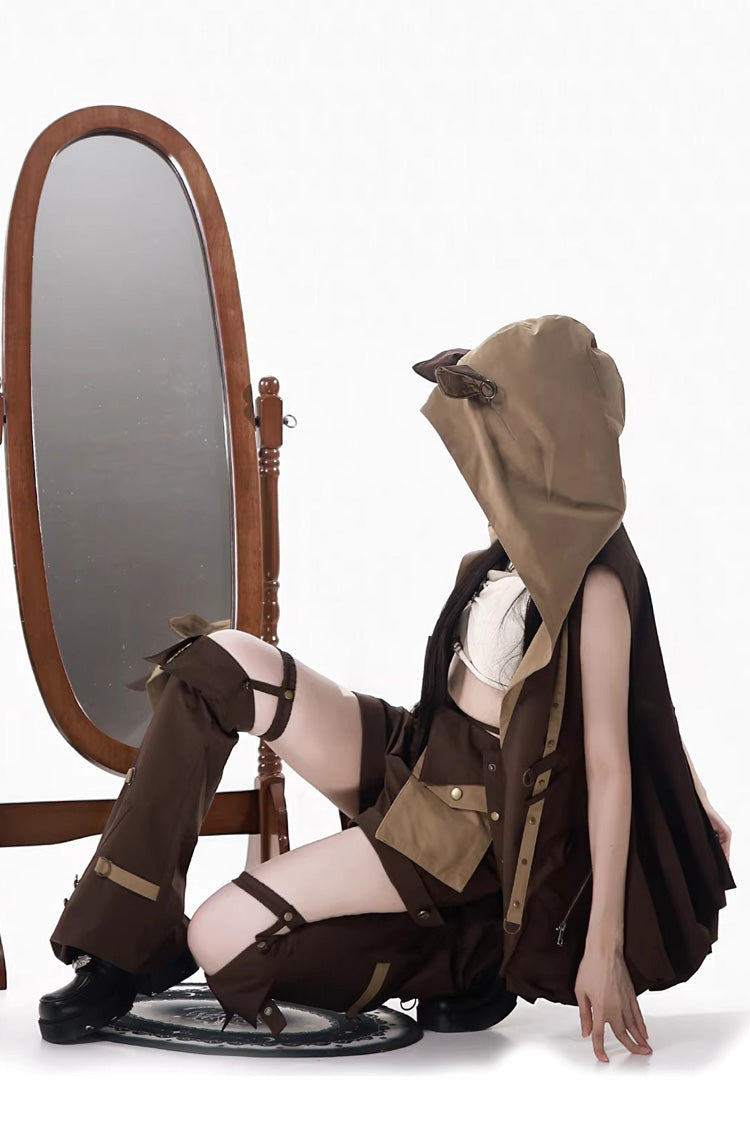 Fox Trail Hooded Punk Prince Ouji Lolita Set