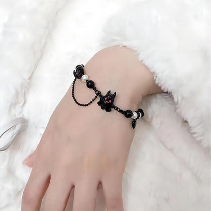 Black and White Little Ghost Bracelet