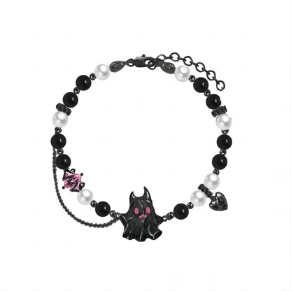 Black and White Little Ghost Bracelet