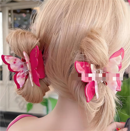 Haarspange mit Schmetterlings-Chignon-Klauenclip