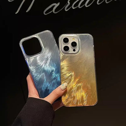 Colorful Laser Feather iPhone Case