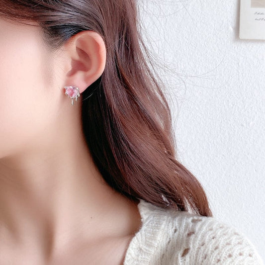 Chic Heart Melting Earrings