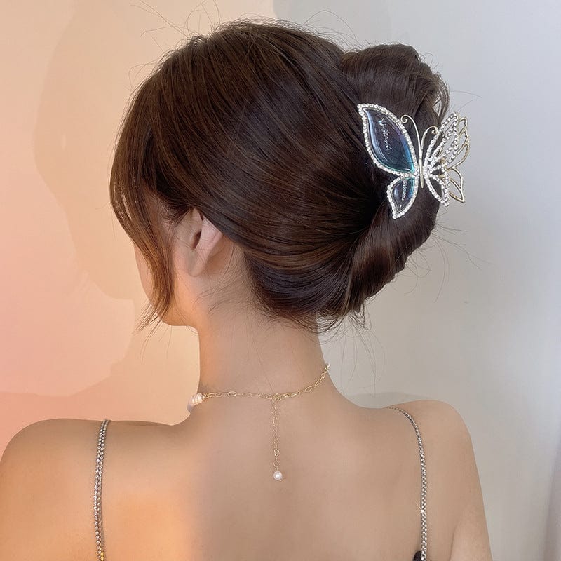 Schicke Schmetterlings-Chignon-Haarspange