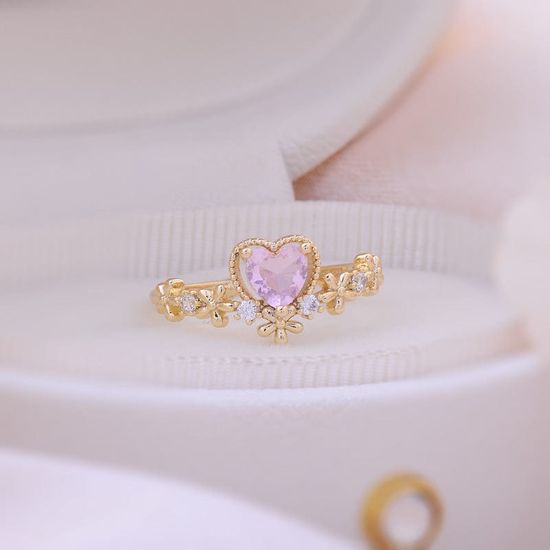 Heart Arrow Of Love Double Ring Set