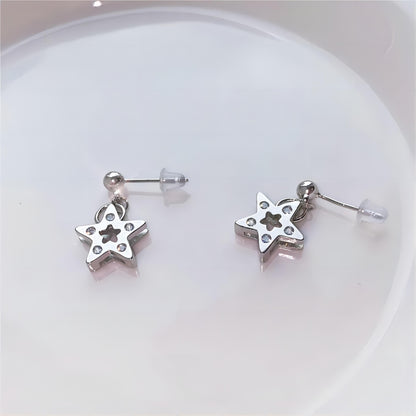 Chic Dangle Star Earrings