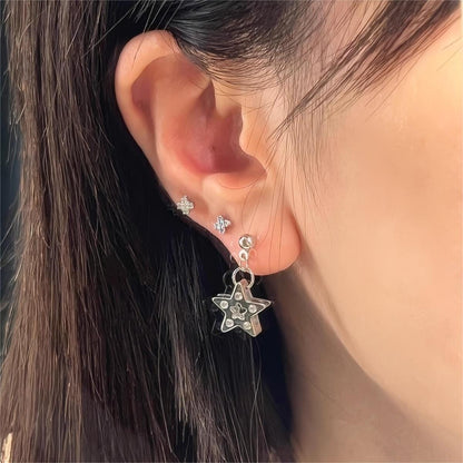 Chic Dangle Star Earrings