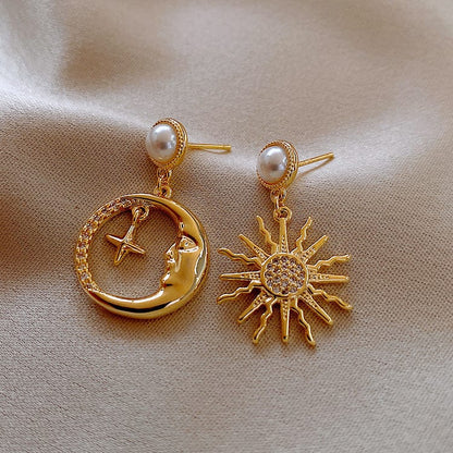 Star Moon Phase Earrings