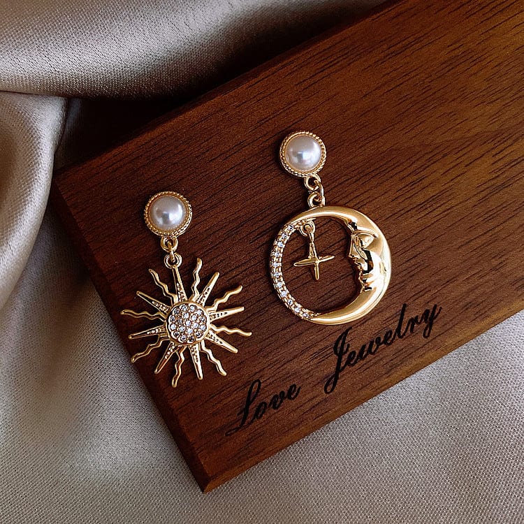 Star Moon Phase Earrings