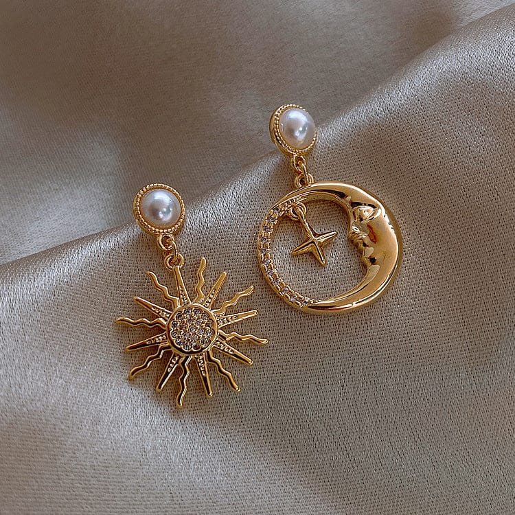 Star Moon Phase Earrings