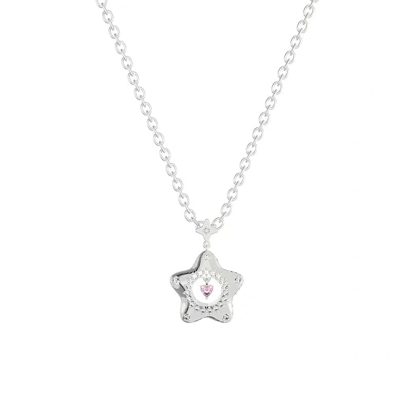 Chic Heart Star Necklace