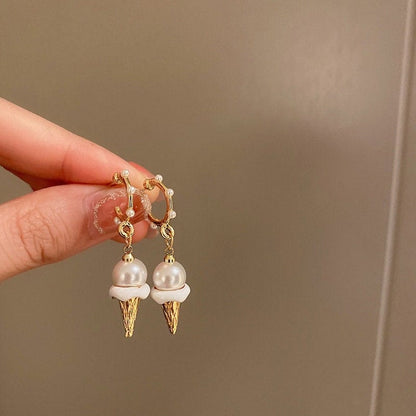 Ice Cream Pearl Earrings