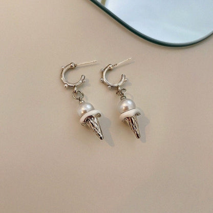 Ice Cream Pearl Earrings