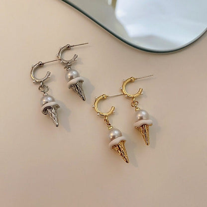 Ice Cream Pearl Earrings