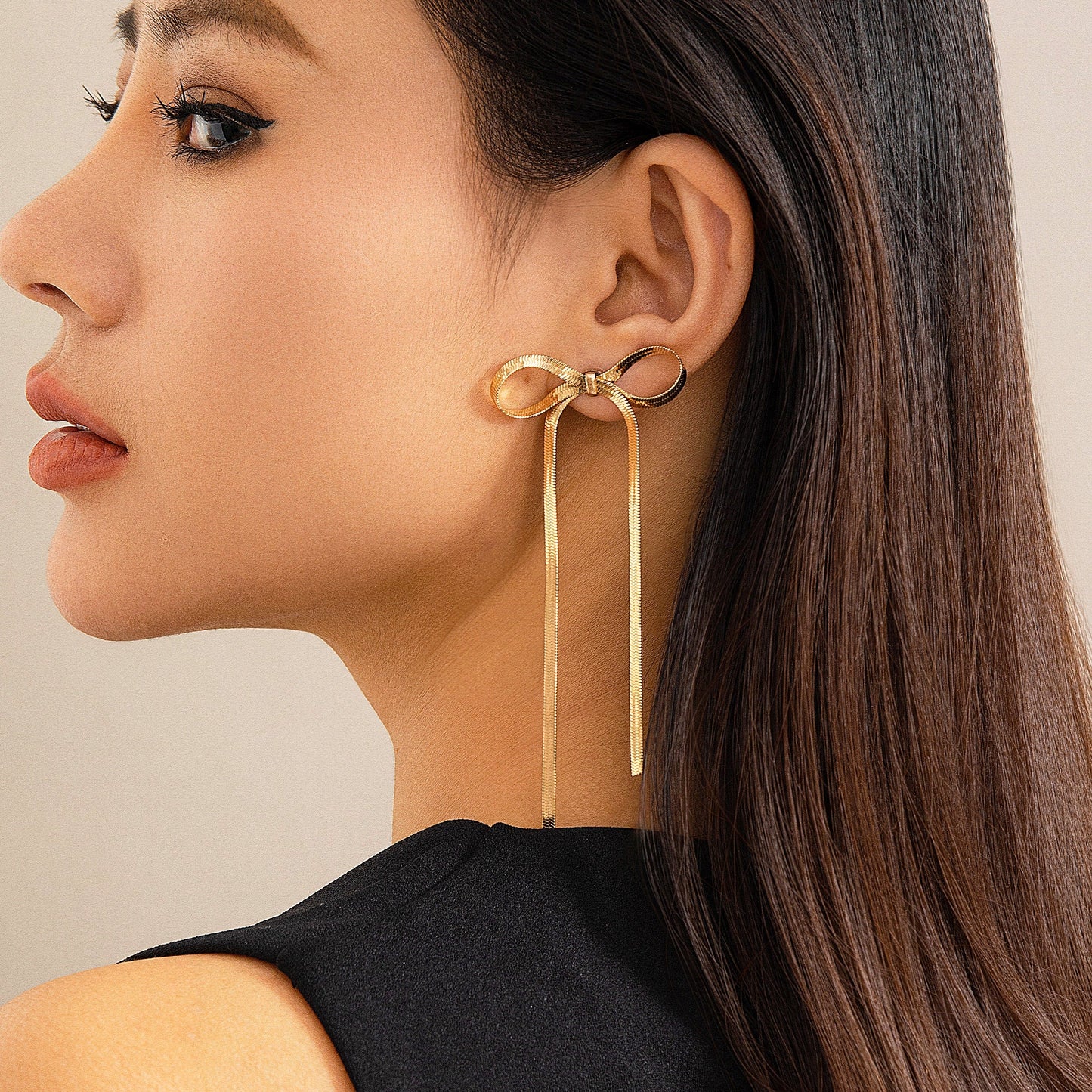 Chic Ribbon Earrings