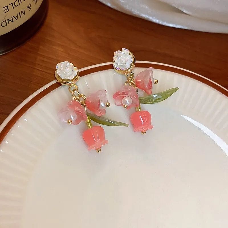 Chic Rose Earrings