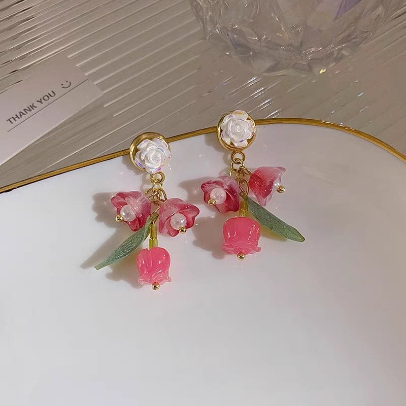 Chic Rose Earrings