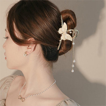 Butterfly Chignon Hair Claw Clip