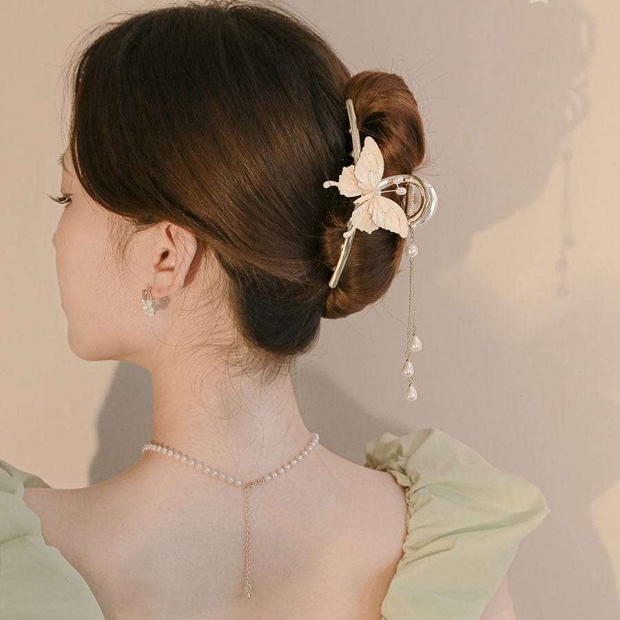 Butterfly Chignon Hair Claw Clip