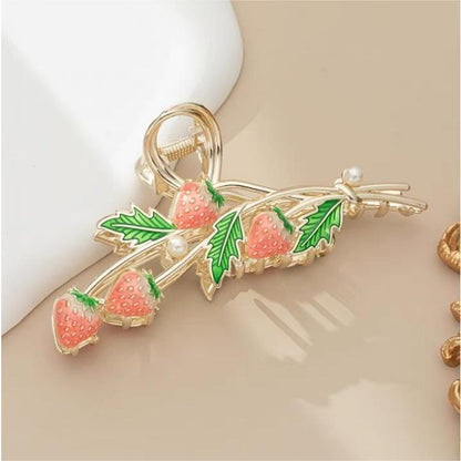 Chic Strawberry Hair Claw Clip