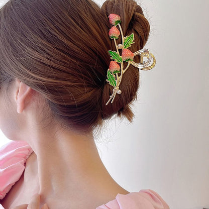 Chic Strawberry Hair Claw Clip