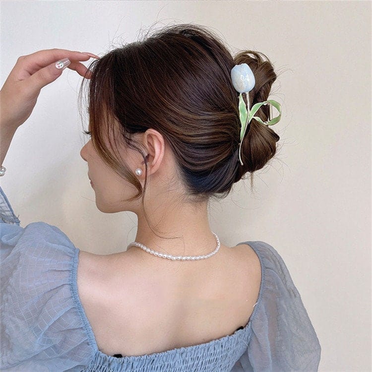 Pince à chignon tulipe chic