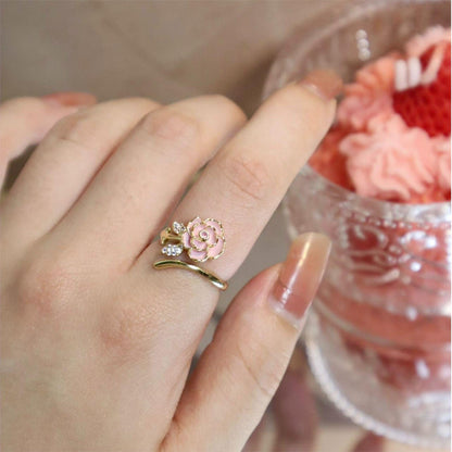 Chic Butterfly Pearl Ring Set