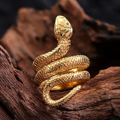 Stainless Steel Snake Ring