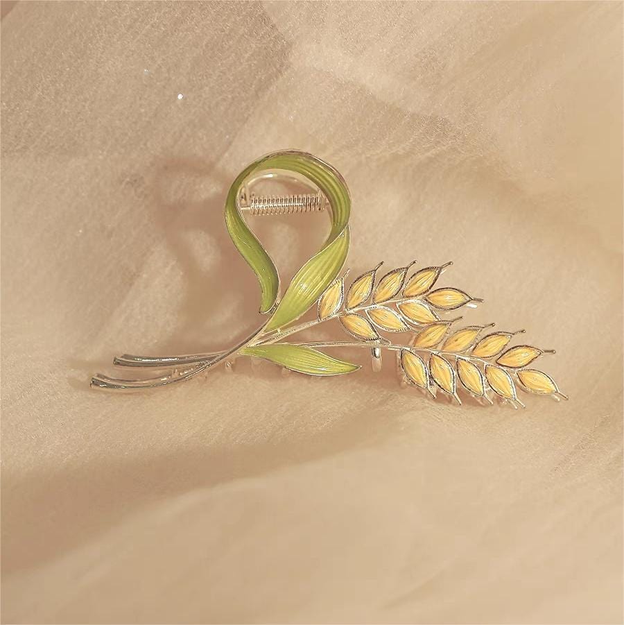 Golden Ears Of Wheat Claw Clip