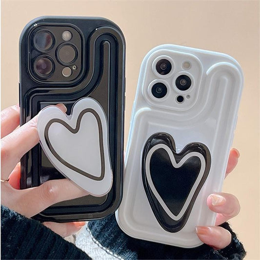 Chic Heart Matching iPhone Case