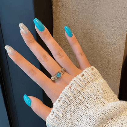 Chic Rhinestone Heart Ring