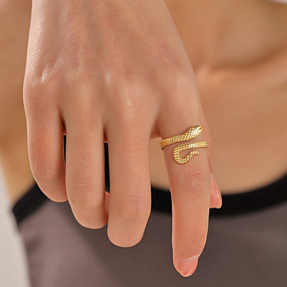 Stainless Steel Snake Ring