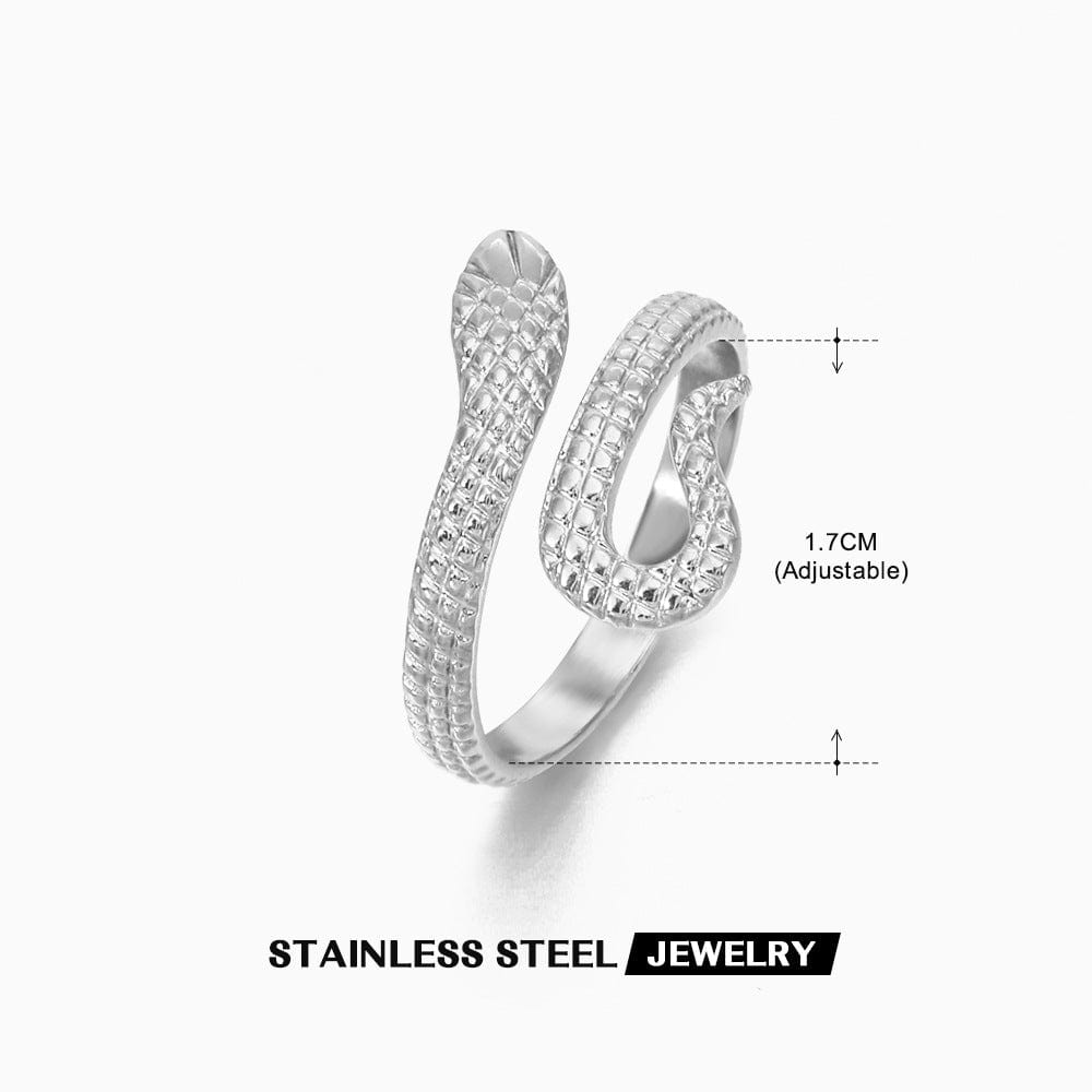 Stainless Steel Snake Ring