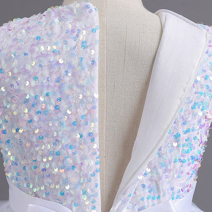 Party Kids Girls' Color Solid Sleeveless Dress