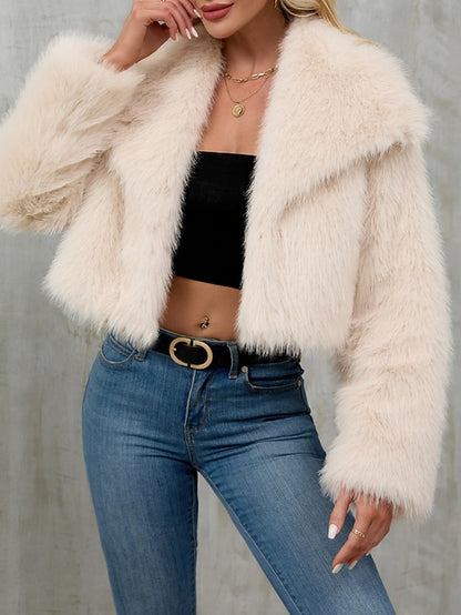 Fur Warm Coat Comfortable Women's Faux Leathers Furs