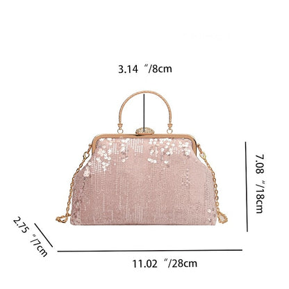Synthetic Party Handbag Bags Women's Bag Clutch Dome