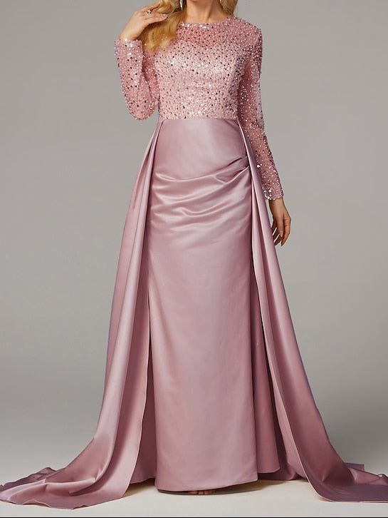 Carnival Masquerade Mermaid Evening Elegant Floor Dress Gown