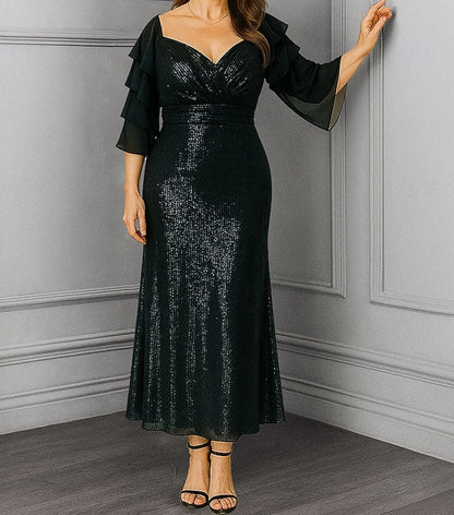 / Sheath of Dress Mother Plus Column the Sparkle Size Bride