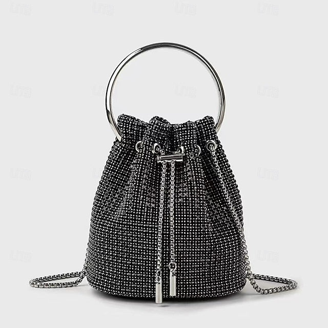 Women's PU Bag Chain Clutch Evening Wedding Leather Party