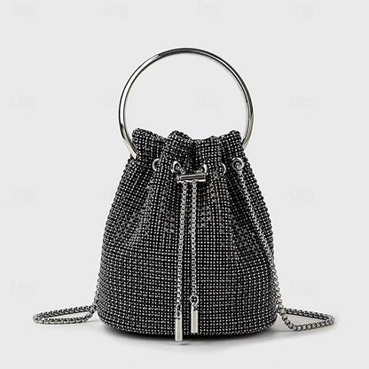 Women's PU Bag Chain Clutch Evening Wedding Leather Party