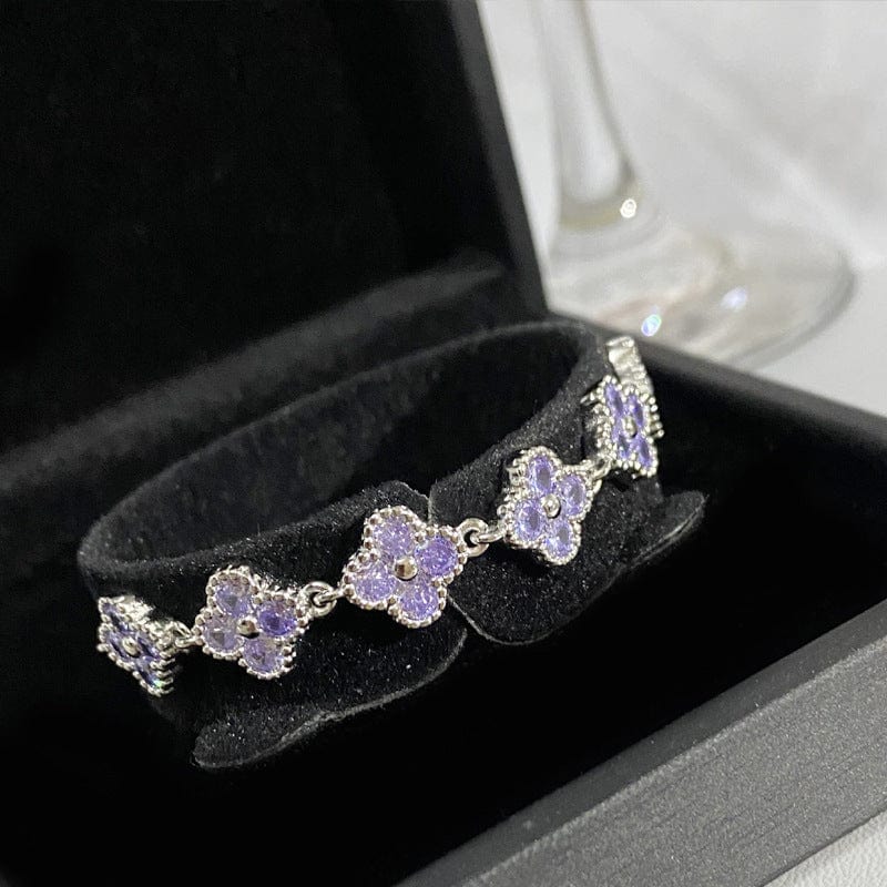 Crystal Clover Bracelet