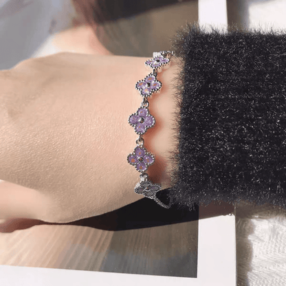 Crystal Clover Bracelet