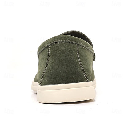 – Slip-On Loafers Blue Casual Faux Light Breathable Men's