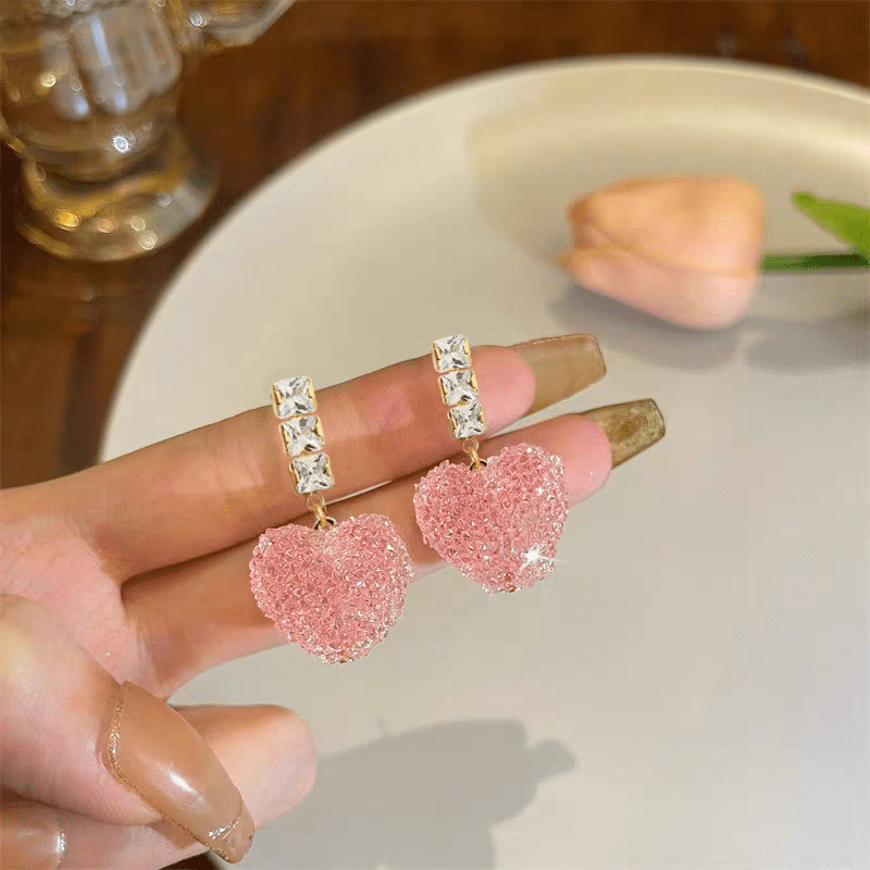 Candy Heart Earrings