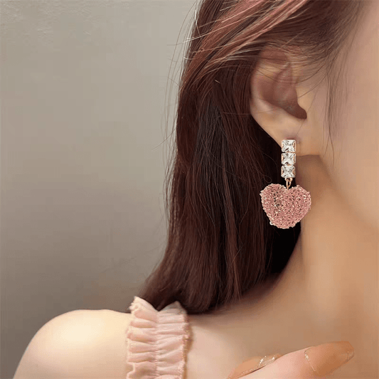 Candy Heart Earrings