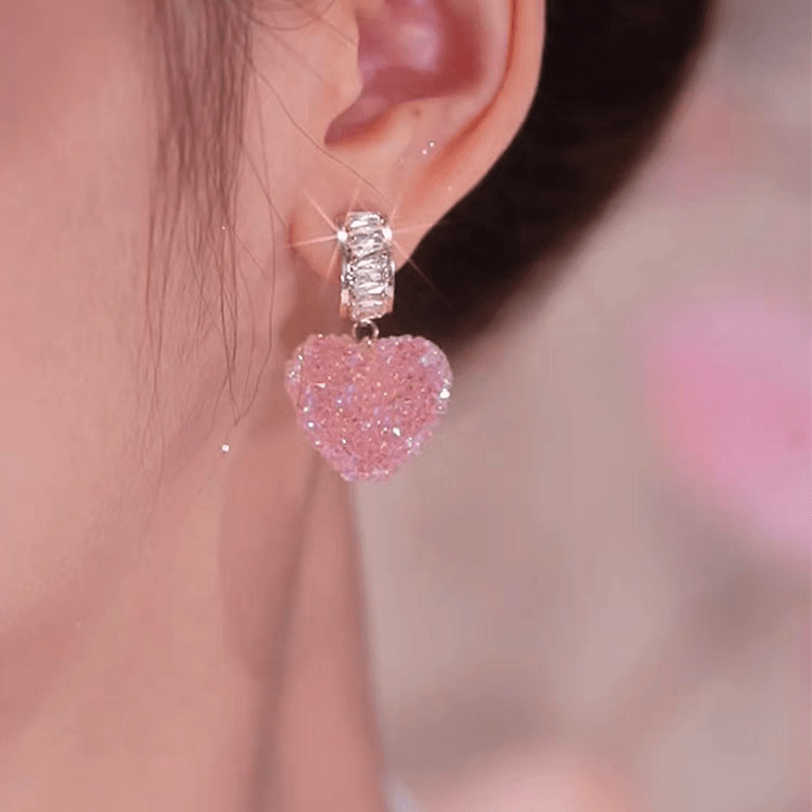 Candy Heart Earrings