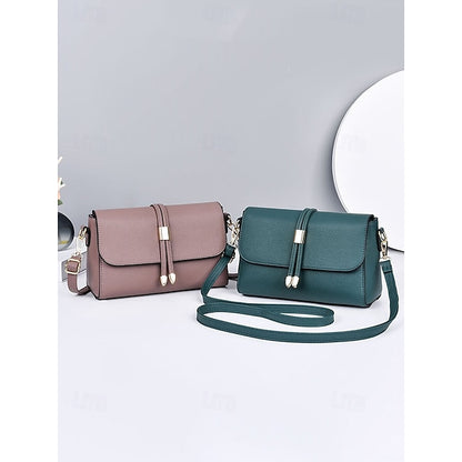 Burgundy Bags in Crossbody Leather Black Women's Faux and